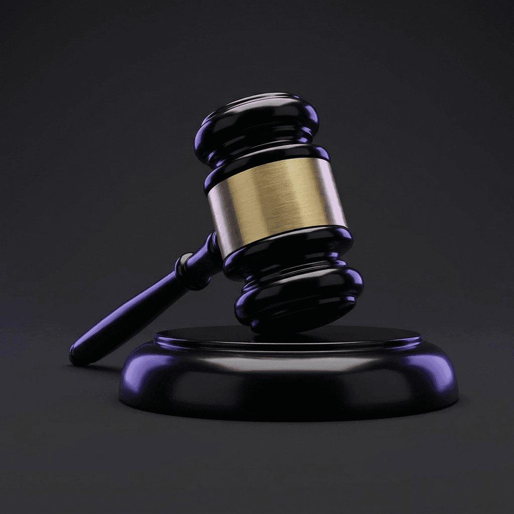 An obsidian gavel, Acceltra Law